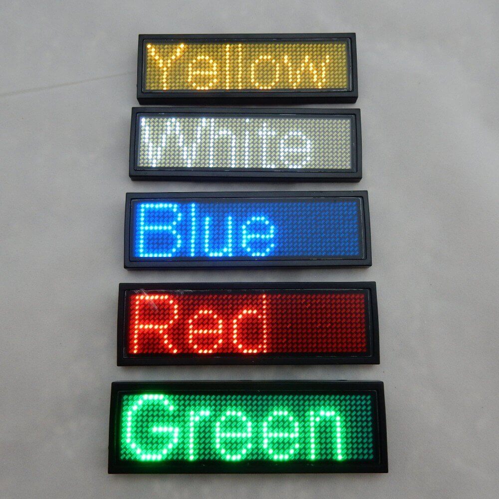 LED Name Badge