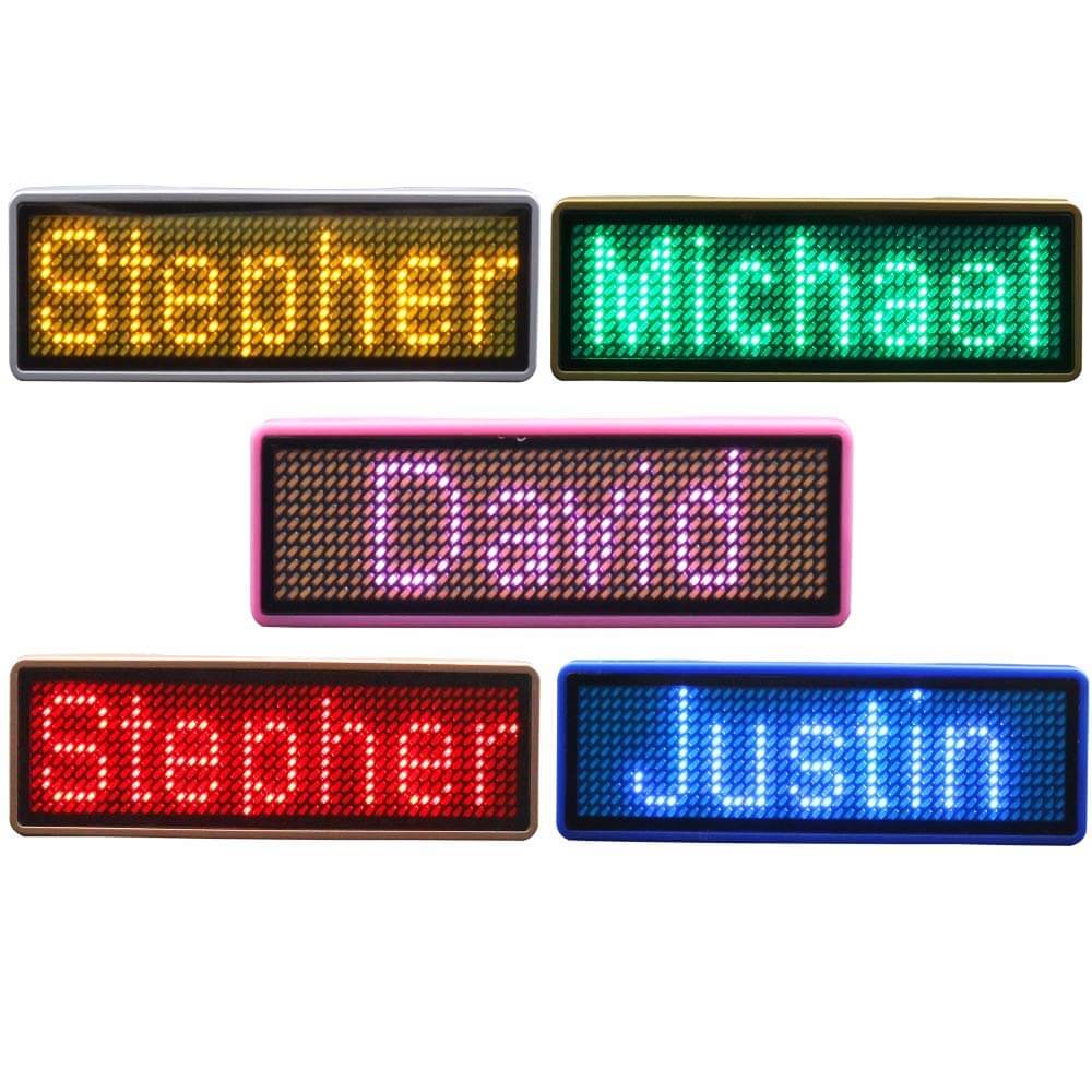 LED Name Badge